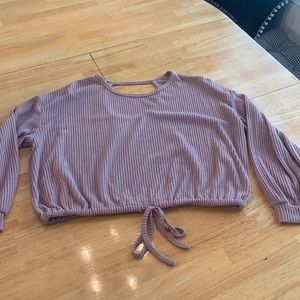 Super soft Hollister waffle knit shirt